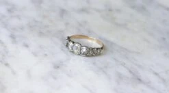 Bague Jarretière Diamants Taille Rose Couronnée 12 Bague Jarretière Diamants Taille Rose Couronnée -Castafiore Boutique bague jarretiere diamants taille rose couronnee 310981