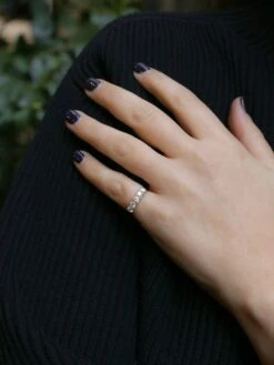 Bague Jarretière En Or Blanc Et Diamants 0,75 Ct -Castafiore Boutique bague jarretiere en or blanc et diamants 075 ct 756658