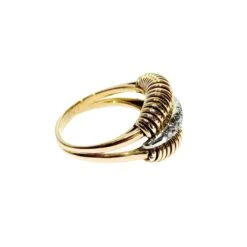 Bague Jarretière En Or Et Diamants -Castafiore Boutique bague jarretiere en or et diamants 207001