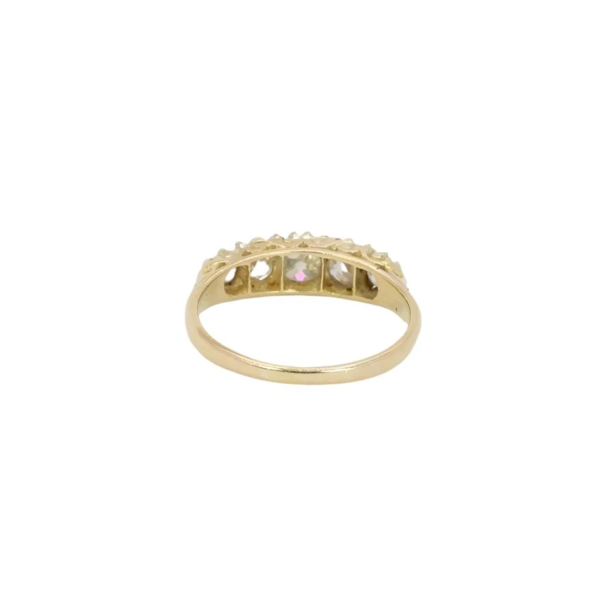 Bague Jarretière En Or Jaune Et Diamants 5 Bague Jarretière En Or Jaune Et Diamants – Image 5