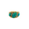 Bague Jarretière En Or Jaune, Turquoise Et Diamants -Castafiore Boutique bague jarretiere en or jaune turquoise et diamants 893454