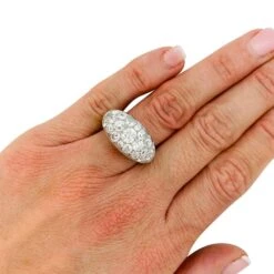 Miller Bague Jarretière Platine Et Diamants -Castafiore Boutique bague jarretiere platine et diamants 264156