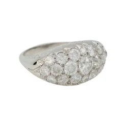 Miller Bague Jarretière Platine Et Diamants -Castafiore Boutique bague jarretiere platine et diamants 412079