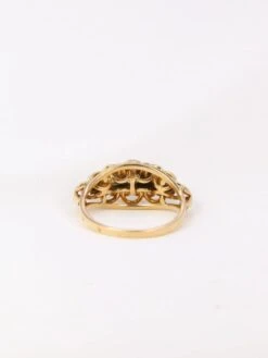Bague Jarretière Vintage En Or Et Diamants -Castafiore Boutique bague jarretiere vintage en or et diamants 189727