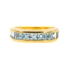 Bague Jonc BALMAIN En Or Jaune Et Topazes