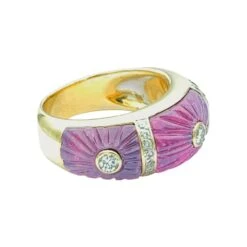 Miller Bague Jonc CARTIER En Or Jaune, Tourmalines Et Diamants 10 Miller Bague Jonc CARTIER En Or Jaune, Tourmalines Et Diamants -Castafiore Boutique bague jonc cartier en or jaune tourmalines et diamants 981219