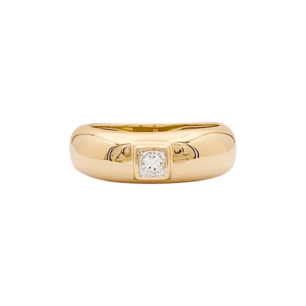 Miller Bague Jonc CHAUMET "Anneau" En Or Jaune Et Diamant 1 Miller Bague Jonc CHAUMET "Anneau" En Or Jaune Et Diamant