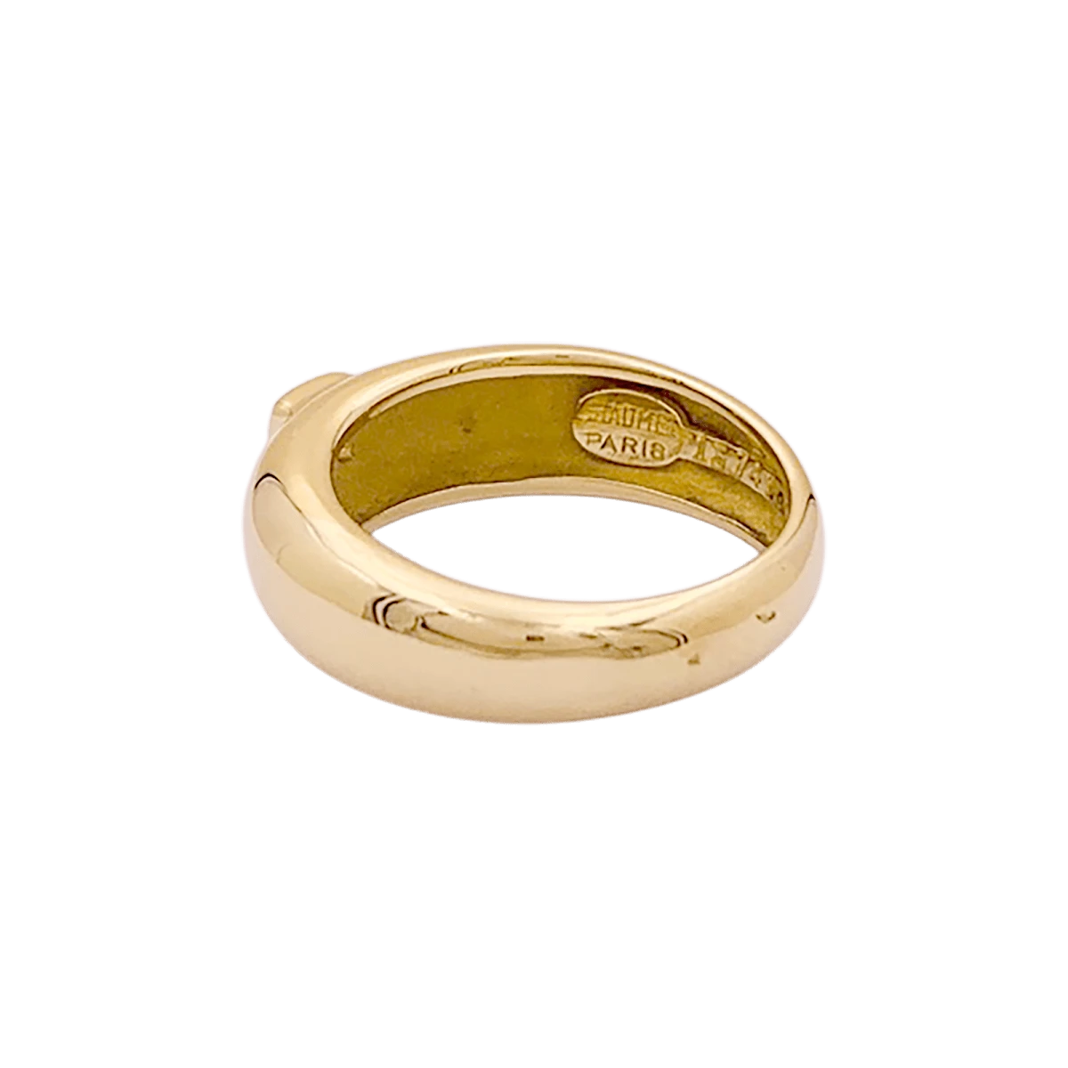 Miller Bague Jonc CHAUMET "Anneau" En Or Jaune Et Diamant 3 Miller Bague Jonc CHAUMET "Anneau" En Or Jaune Et Diamant – Image 3