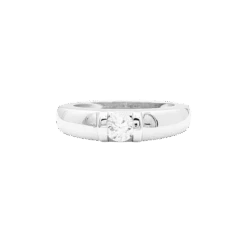 Miller Bague Jonc CHAUMET "Gioia" En Or Blanc Diamant