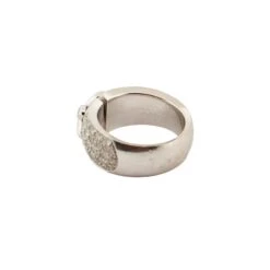 Bague Jonc CHAUMET "Liens" En Or Blanc Et Diamants -Castafiore Boutique bague jonc chaumet liens en or blanc et diamants 5