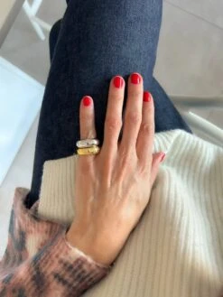 Bague Joncde La Maison Chaumet En Or Gris Modèle Anneau -Castafiore Boutique bague jonc de la maison chaumet en or gris modele anneau 539622