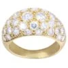 Bague Jonc Pavage Diamants En Or Jaune -Castafiore Boutique bague jonc en or jaune et diamants 356739