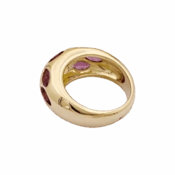 Miller Bague Jonc En Or Jaune Et Tourmalines -Castafiore Boutique bague jonc en or jaune et tourmalines 584978