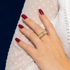 Bague Jonc En Or Jaune. Etdiamants -Castafiore Boutique bague jonc en or jaune etdiamants 104896