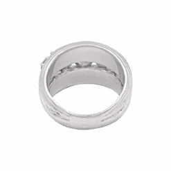 Miller Bague Jonc En Platine En Diamants. -Castafiore Boutique bague jonc en platine en diamants 144532