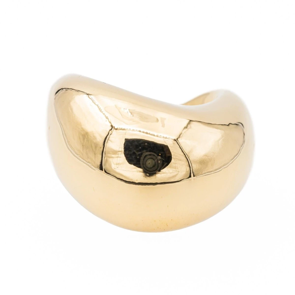 Bague Jonc FRED "Mouvementée" En Or Jaune 1 Bague Jonc FRED "Mouvementée" En Or Jaune