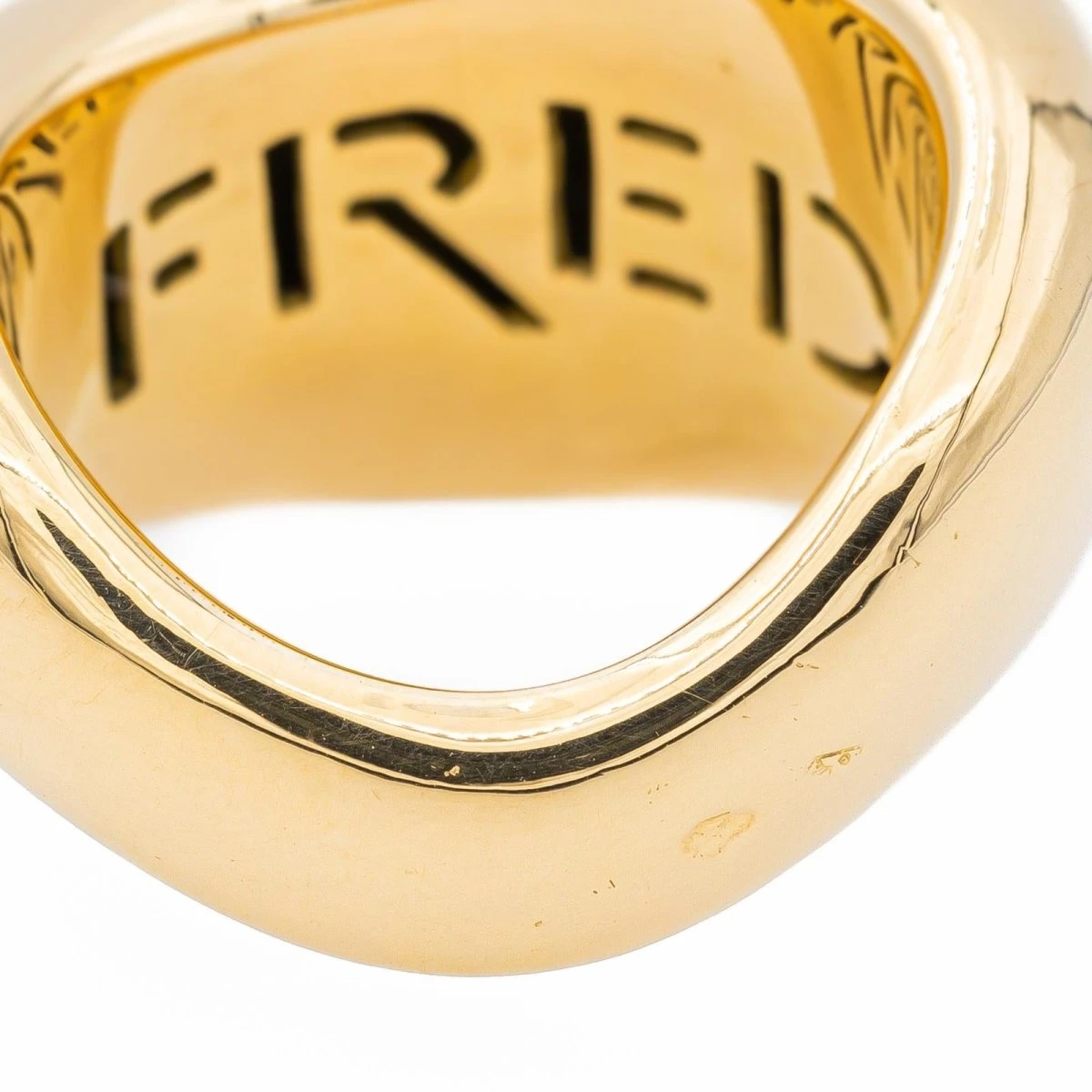 Bague Jonc FRED "Mouvementée" En Or Jaune 7 Bague Jonc FRED "Mouvementée" En Or Jaune – Image 7