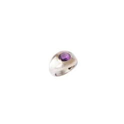 Bague Jonc MAUBOUSSIN "Aloha" En Or Blanc Et Améthyste -Castafiore Boutique bague jonc mauboussin aloha en or blanc et amethyste 582891