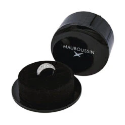 Bague Jonc MAUBOUSSIN "C'est Toi La Star" En Or Blanc Et Diamants -Castafiore Boutique bague jonc mauboussin cest toi la star en or blanc et diamants 488754