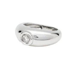 Miller Bague Jonc, Or Blanc, Diamant -Castafiore Boutique bague jonc or blanc diamant 671106