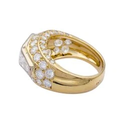 Miller Bague Jonc, Or Jaune, Diamants. -Castafiore Boutique bague jonc or jaune diamants 462200