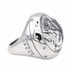 Bague Jonc PASQUALE BRUNI En Or Blanc, Quartz, Saphirs Et Diamants 13 Bague Jonc PASQUALE BRUNI En Or Blanc, Quartz, Saphirs Et Diamants -Castafiore Boutique bague jonc pasquale bruni en or blanc quartz saphirs et diamants 336935