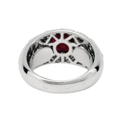 Miller Bague Jonc Pavage Diamant, Rubis 1,78 Carats -Castafiore Boutique bague jonc pavage diamant rubis 178 carats 167806