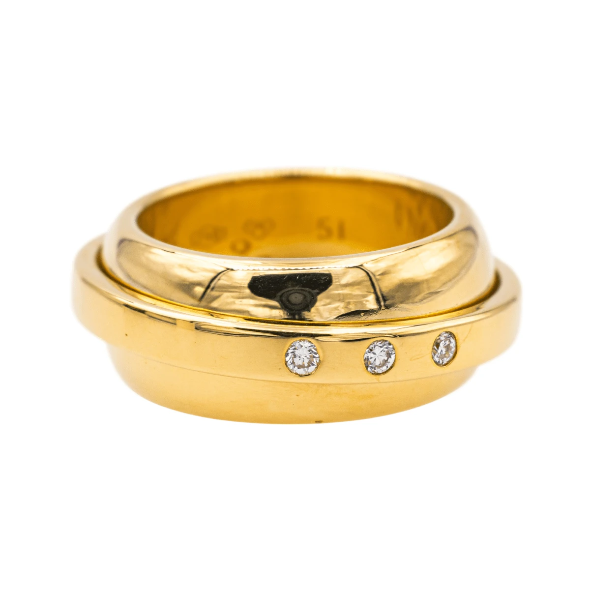 Bague Jonc PIAGET "Possession Swing" En Or Jaune Et Diamants 7 Bague Jonc PIAGET "Possession Swing" En Or Jaune Et Diamants – Image 7