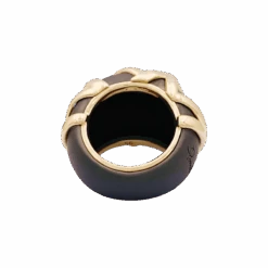 Miller Bague Jonc Pomellato "Titanio" En Or Rose Et Titane -Castafiore Boutique bague jonc pomellato titanio en or rose et titane 523777