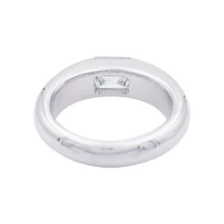 Miller Bague Jonc Sertie D'une Diamant Taille émeraude -Castafiore Boutique bague jonc sertie dune diamant taille emeraude 668421