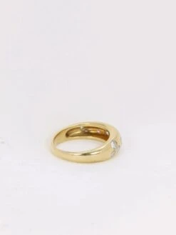 Bague Jonc Vintage En Or Et Diamants -Castafiore Boutique bague jonc vintage en or et diamants 356197