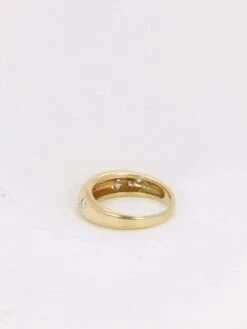 Bague Jonc Vintage En Or Et Diamants -Castafiore Boutique bague jonc vintage en or et diamants 549507