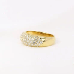 Bague Jonc Vintage En Or Pavée De Diamants 13 Bague Jonc Vintage En Or Pavée De Diamants -Castafiore Boutique bague jonc vintage en or pavee de diamants 540258