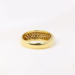 Bague Jonc Vintage En Or Pavée De Diamants 11 Bague Jonc Vintage En Or Pavée De Diamants -Castafiore Boutique bague jonc vintage en or pavee de diamants 583284