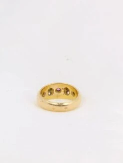 Bague Jonc Vintage Or émeraudes Rubis Diamants -Castafiore Boutique bague jonc vintage or emeraudes rubis diamants 958715