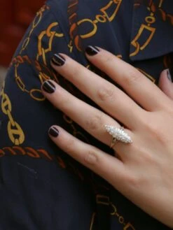 Bague Marquise Ancienne En Or Pavée D'environ 1 Ct De Diamants 13 Bague Marquise Ancienne En Or Pavée D'environ 1 Ct De Diamants -Castafiore Boutique bague marquise ancienne en or pavee denviron 1 ct de diamants 445203