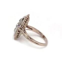 Bague Marquise En Or, émeraude Et Diamants 8 Bague Marquise En Or, émeraude Et Diamants -Castafiore Boutique bague marquise en or emeraude et diamants 176418