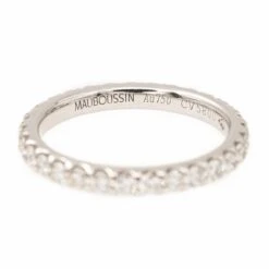Bague MAUBOUSSIN Alliance Américaine En Or Blanc Et Diamant -Castafiore Boutique bague mauboussin alliance americaine en or blanc et diamant 491591