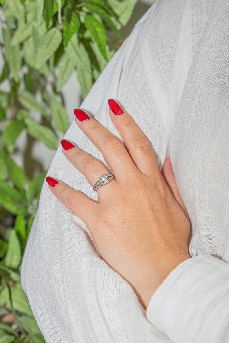 Bague MAUBOUSSIN En Or Blanc Et Diamants 2 Bague MAUBOUSSIN En Or Blanc Et Diamants – Image 2