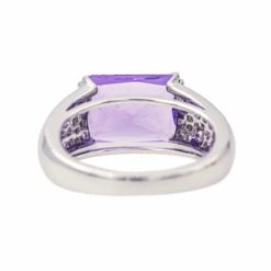 Bague MAUBOUSSIN "Ma Princesse D'amour" En Or Blanc Et Améthyste -Castafiore Boutique bague mauboussin ma princesse damour en or blanc et amethyste 1540977
