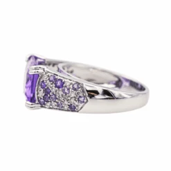 Bague MAUBOUSSIN "Ma Princesse D'amour" En Or Blanc Et Améthyste -Castafiore Boutique bague mauboussin ma princesse damour en or blanc et amethyste 9908794