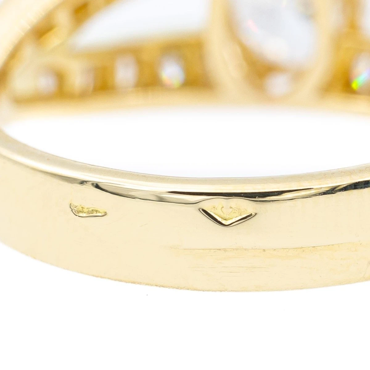 Bague MELLERIO En Or Jaune Et Diamant 4 Bague MELLERIO En Or Jaune Et Diamant – Image 4