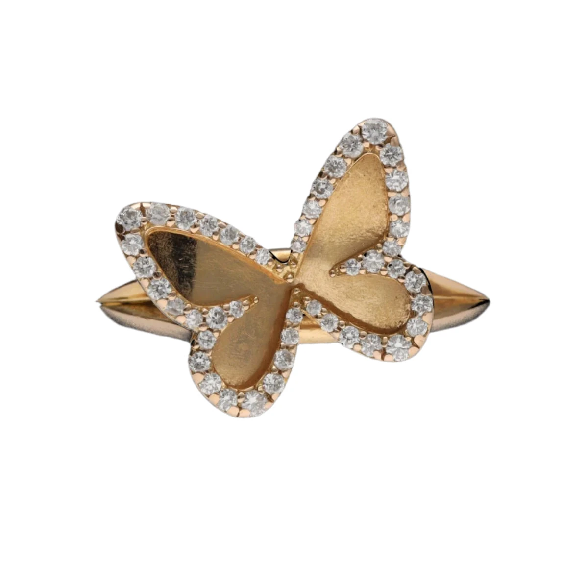 Bague MESSIKA "Butterfly" En Or Rose Et Diamants 1 Bague MESSIKA "Butterfly" En Or Rose Et Diamants