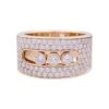Miller Bague Messika, "Move Joaillerie Pavée", Or Rose, Diamants. -Castafiore Boutique bague messika move joaillerie pavee or rose diamants 457868