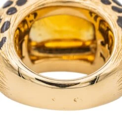 Bague Mitza Dior En Or Jaune Avec Citrine -Castafiore Boutique bague mitza dior en or jaune avec citrine 350045