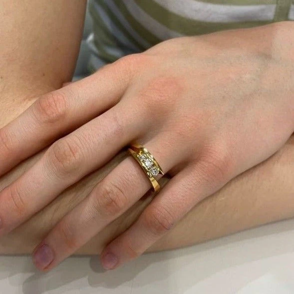 BAGUE "NEIMA TRILOGIE" SIGNÉE GAREL 2 BAGUE "NEIMA TRILOGIE" SIGNÉE GAREL – Image 2