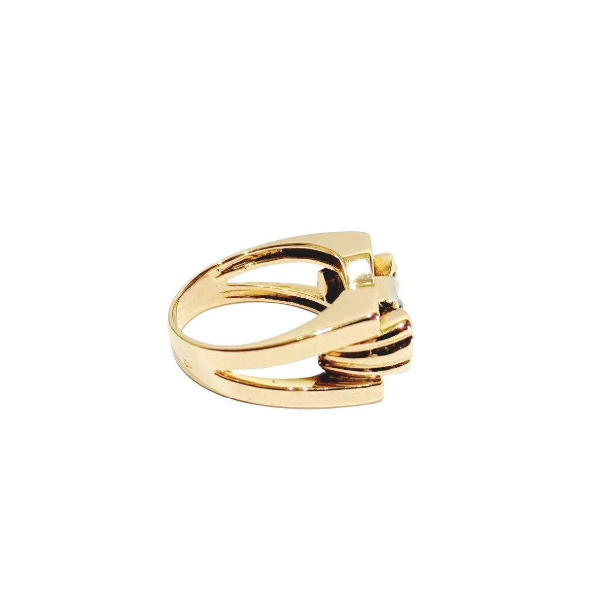 Bague Nœud Papillon En Or Rose Et Diamant 4 Bague Nœud Papillon En Or Rose Et Diamant – Image 4