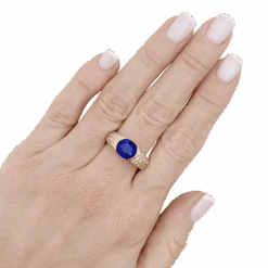 Miller Bague O.J.PERRIN Or Jaune, Saphirs Et Diamants -Castafiore Boutique bague ojperrin or jaune saphirs et diamants 182430