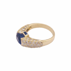 Miller Bague O.J.PERRIN Or Jaune, Saphirs Et Diamants -Castafiore Boutique bague ojperrin or jaune saphirs et diamants 743979