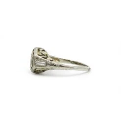 Bague - Or Blanc Et Diamants -Castafiore Boutique bague or blanc et diamants 853580